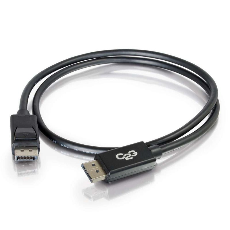 C2G Legrand DisplayPort 1.2 Male to Male Displayport Cable, Black Display Port Cable, 10 Foot Digital Display Cable, 8k Display Port, 1 Count, C2G 54402 - Image 2